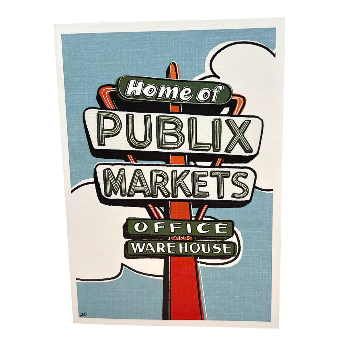 5x7 Vintage  Publix Greeting Cards - Set of 5 - Image 4