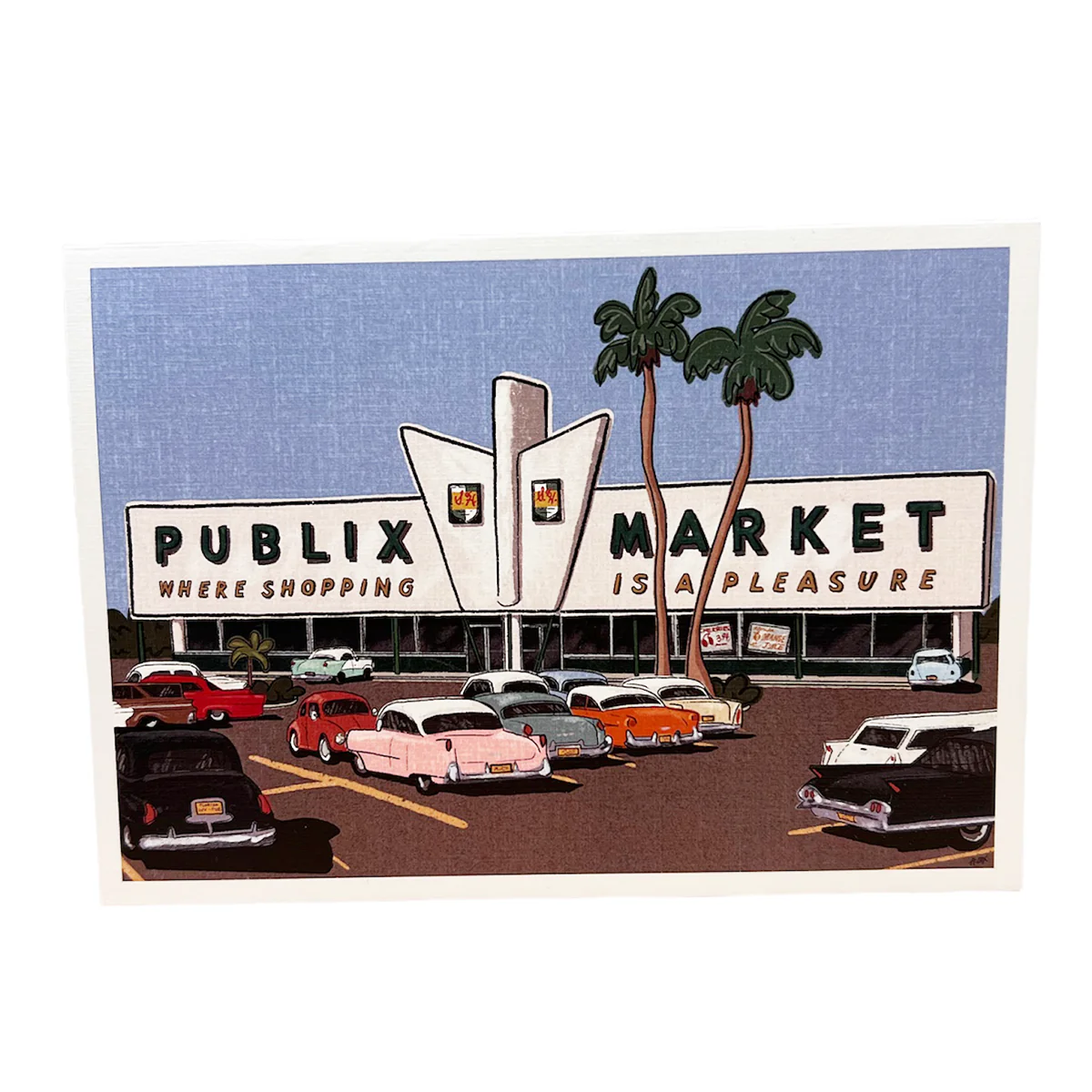 5x7 Vintage  Publix Greeting Cards - Set of 5 - Image 5
