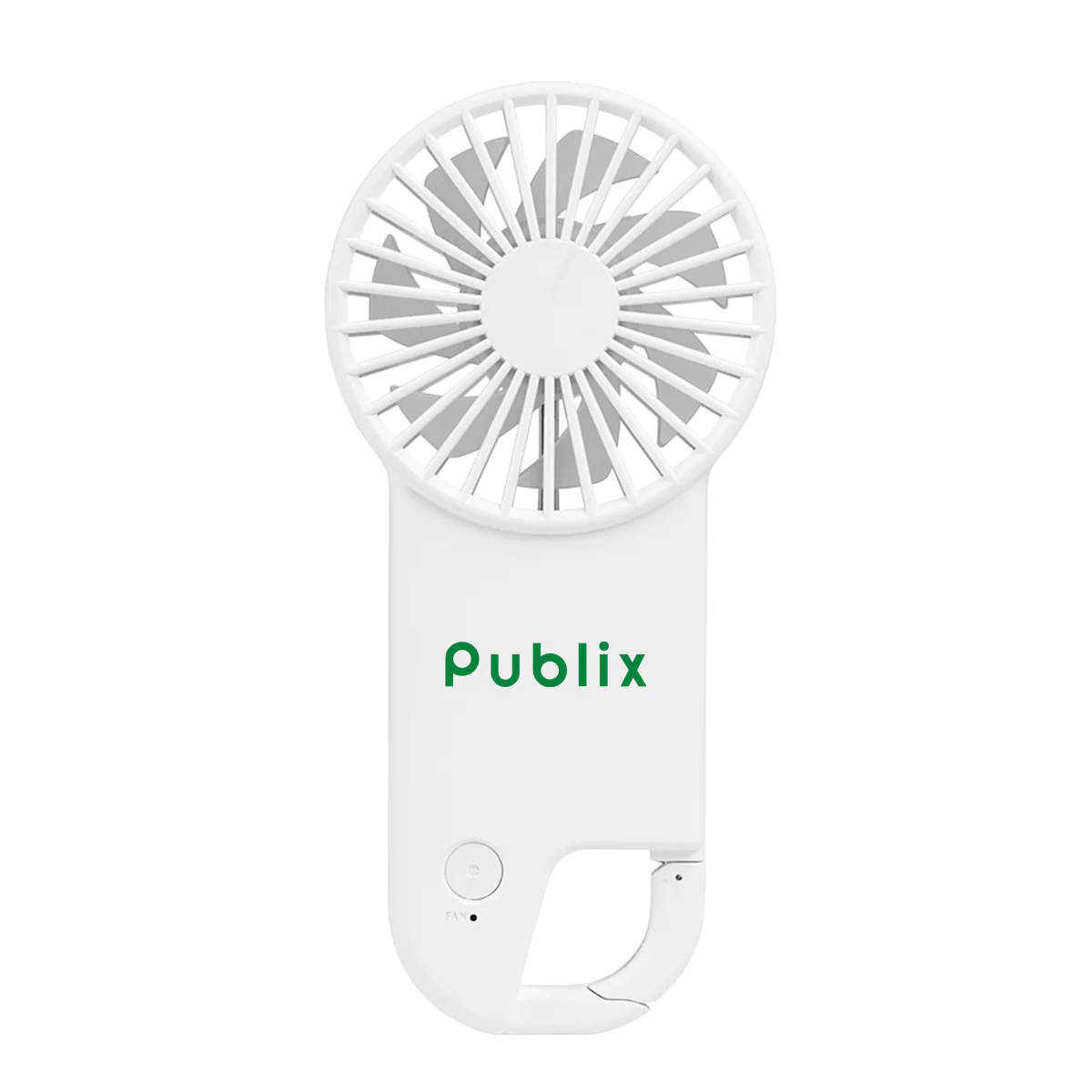 Breezy Hand Fan with Carabiner Clip