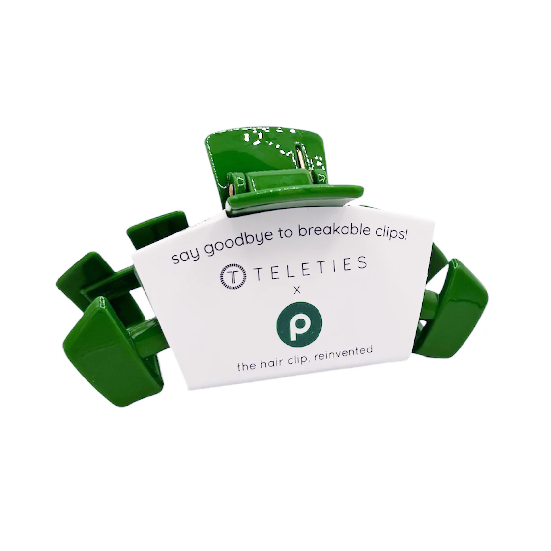 Teleties LG/GN Classic Clip Large - GREEN