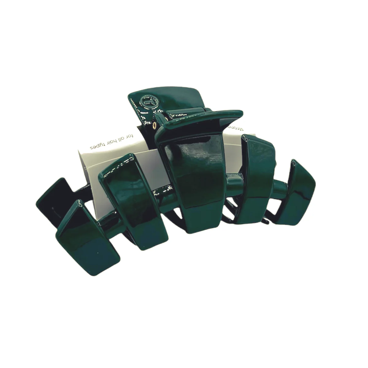 Teleties LG/DG Classic Clip Large - DARK GREEN - Image 2