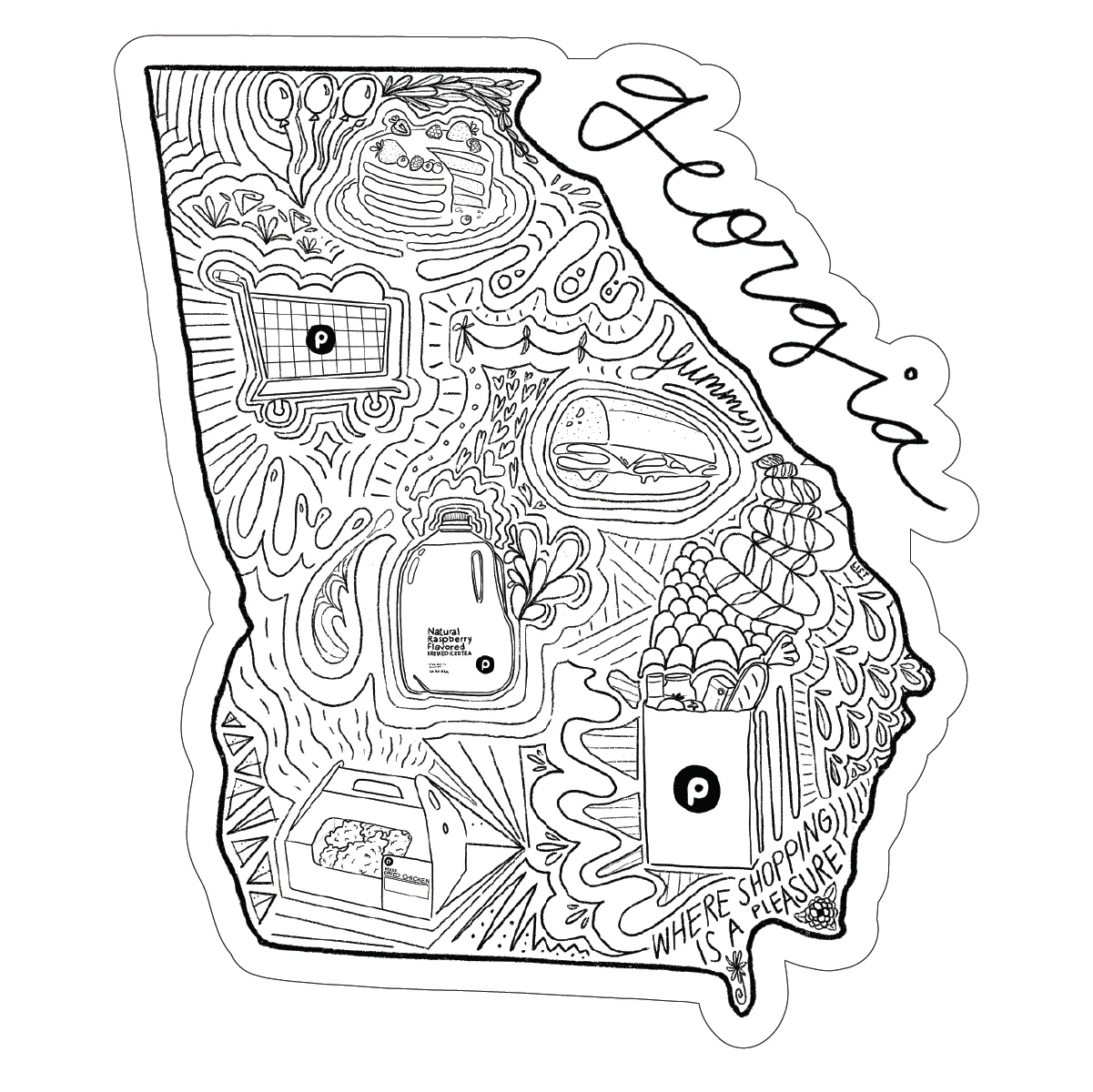 Publix State Stickers - Image 3