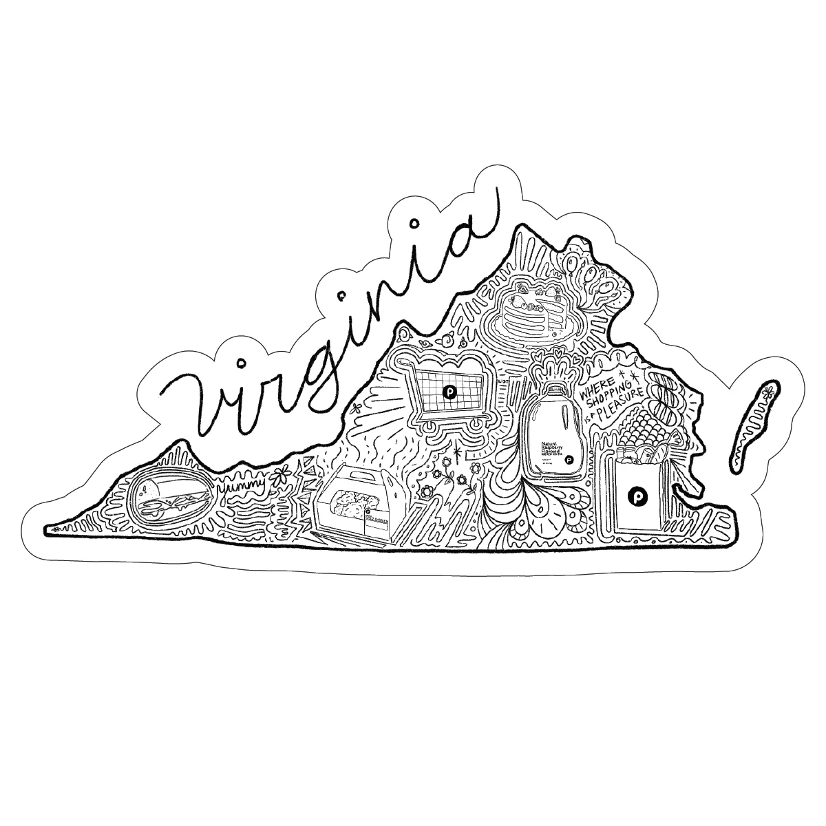 Publix State Stickers - Image 8