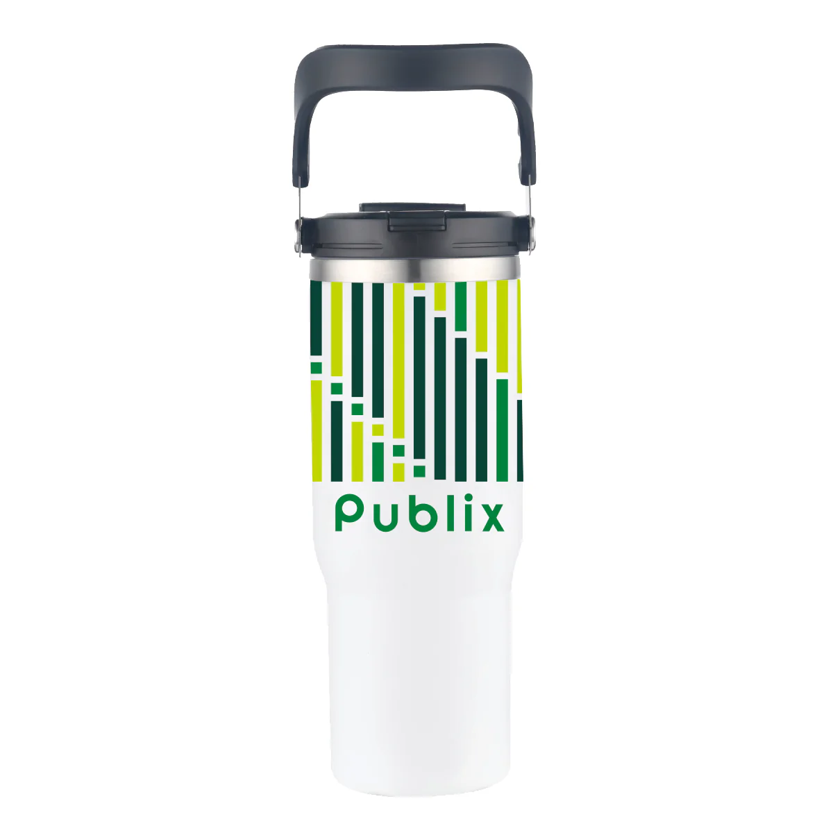 Double Wall Tumbler With Flip Straw And Ergonomic Handle 30 oz.