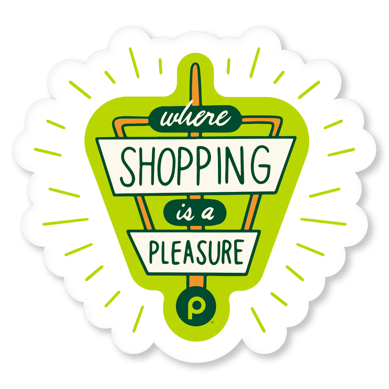 Publix Vintage Sign Lapel Pin
