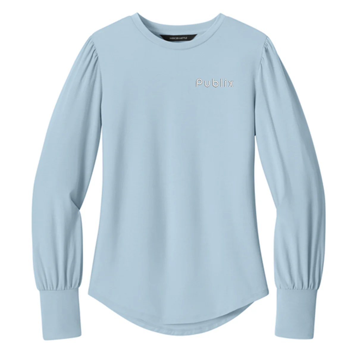 Mercer+Mettle Women’s Stretch Jersey Long Sleeve Blouson Top - Two Color Options - Image 2