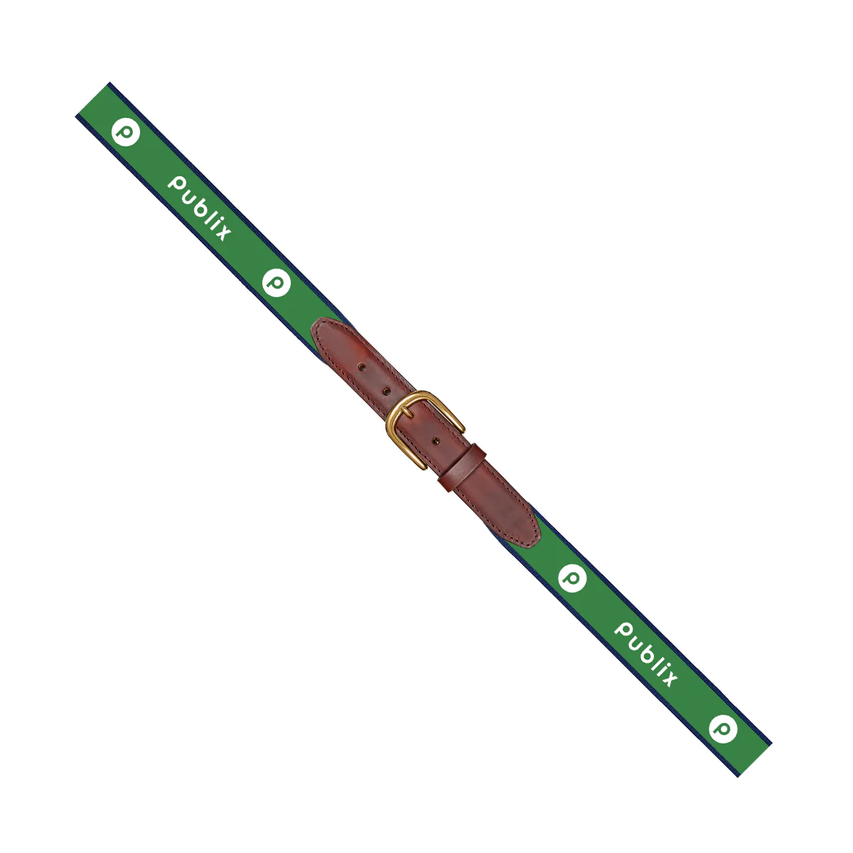 Publix Straight Tab Leather and Ribbon Belts