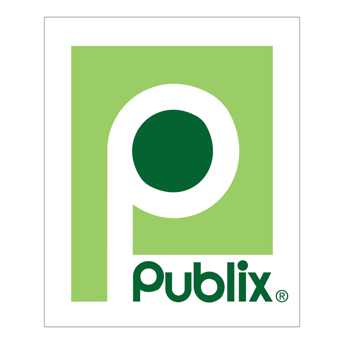 Retro Publix Logo Sticker
