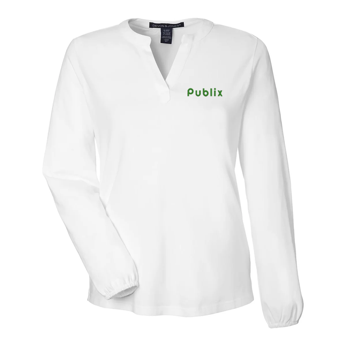 Women's Devon and Jones Raleigh Half Placket Knit Top